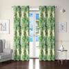 2 шт. Шторы с листьями растений в скандинавском стиле - светофильтрующее оконное покрытие для декора кухни, гостиной, офиса и спальни