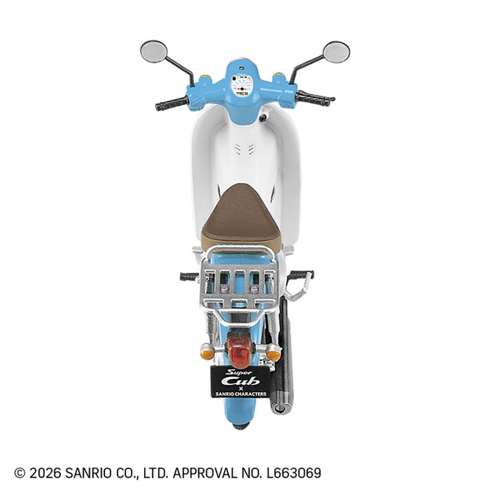 Sanrio 1 24 Персонажи Sanrio Honda Super Cub 1 коробка 10 шт.