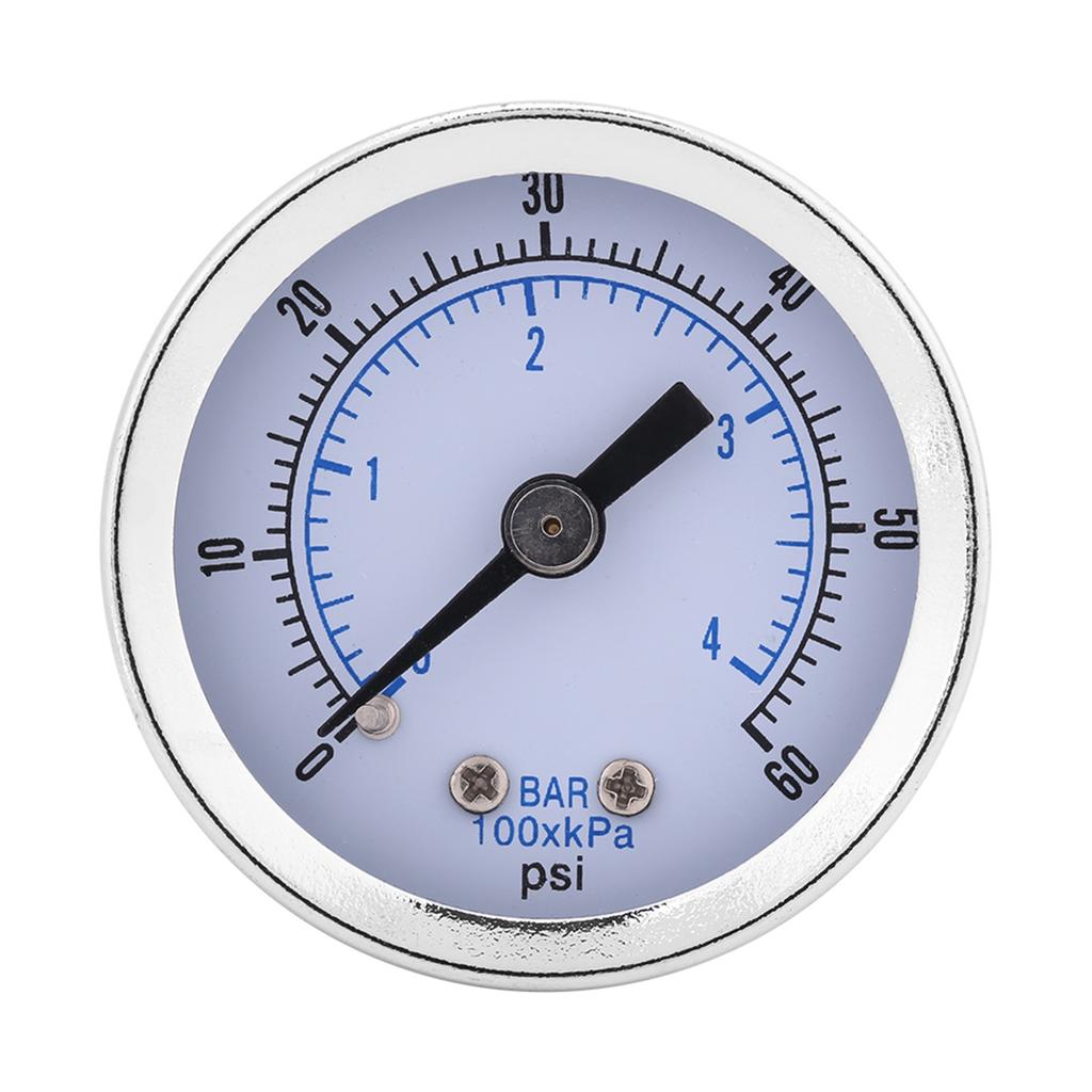 0‑60psi 0‑4bar 1 8NPT Pressure Gauge Manometer for Water Air Oil Dial Instrument
