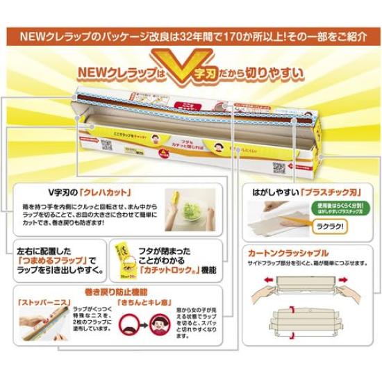 Новый Klewrap НОВЫЙ Klewrap Мини 22см х 20м х 6 штук Поставляется с оригинальными карманными салфетками