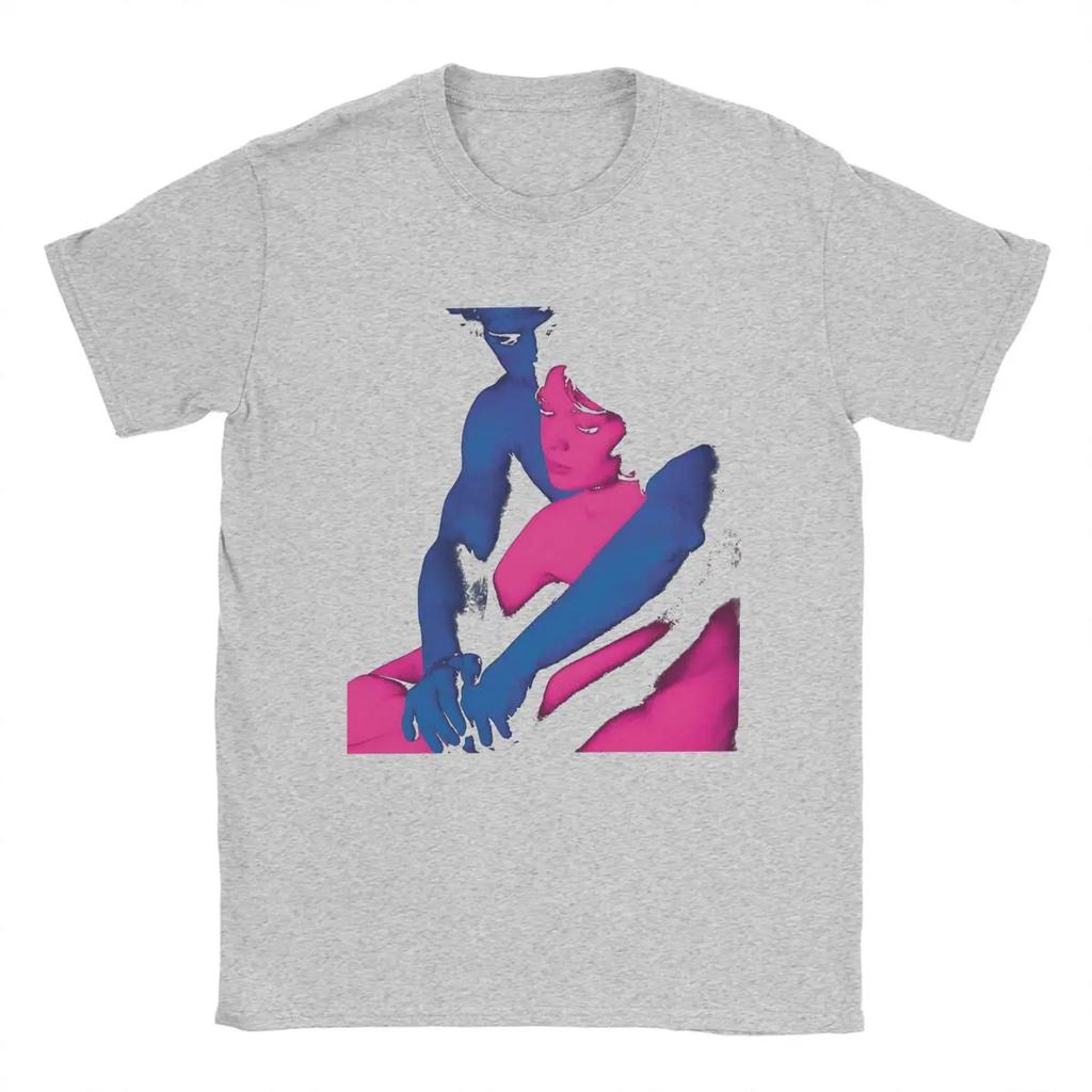 Кто действительно заботится о теледевушке Мужская футболка Винтажные футболки Футболки с коротким рукавом и круглым вырезом Хлопок Уникальная одежда