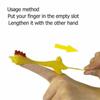 1-20PCS Practical Novelty Toy Fun Joke Toys Stretchy Turkey Kids Toys Flying Rubber Chicken Sticky