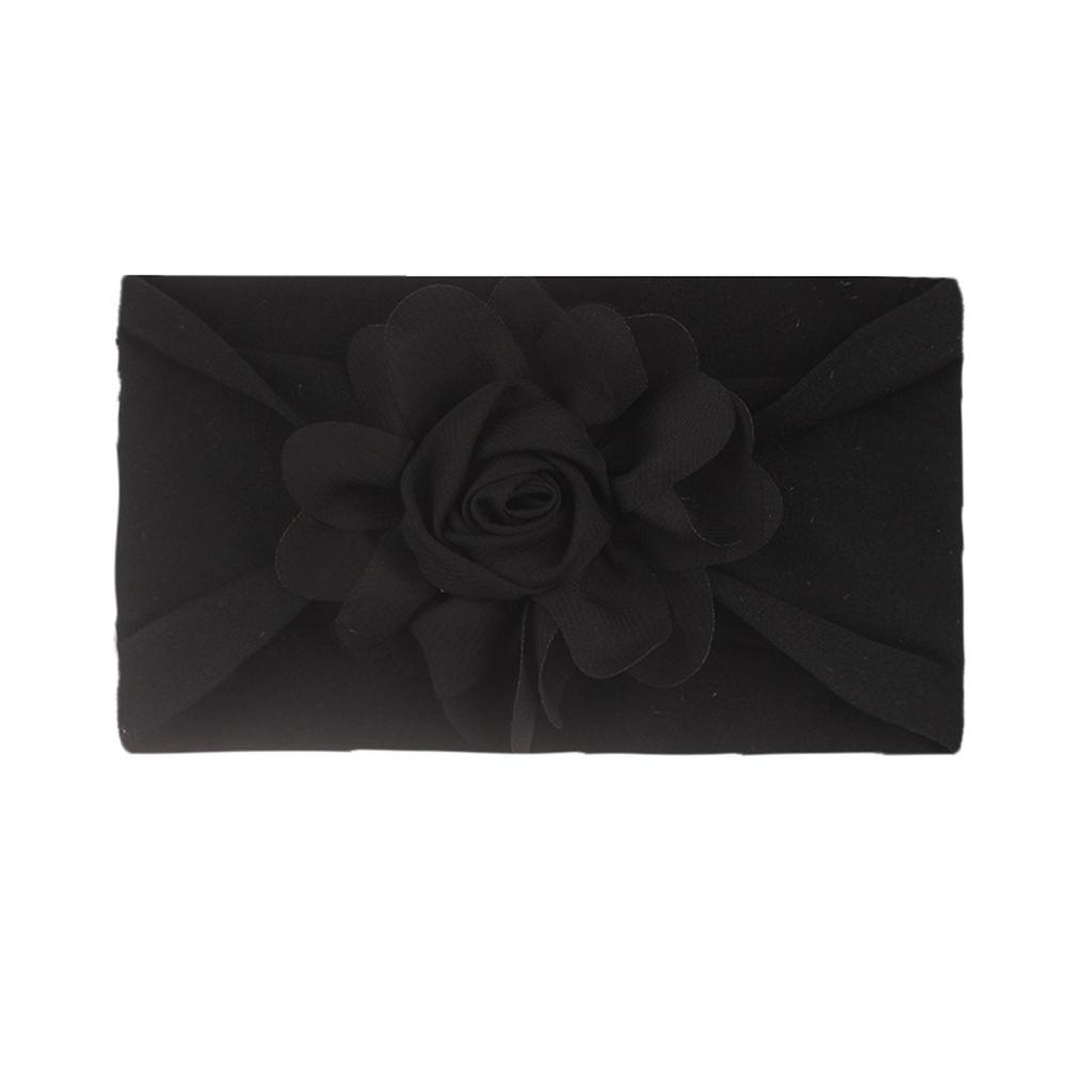 Детские нейлоновые повязки на голову, резинки для волос с бантом, аксессуары для волос для маленьких девочек, новорожденных, детей ясельного возраста