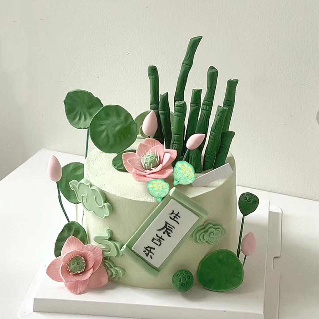 Форма для помадки в виде листьев лотоса, семена лотоса, силиконовые формы, инструменты для украшения торта, шоколадные конфеты, смоляные глиняные формы