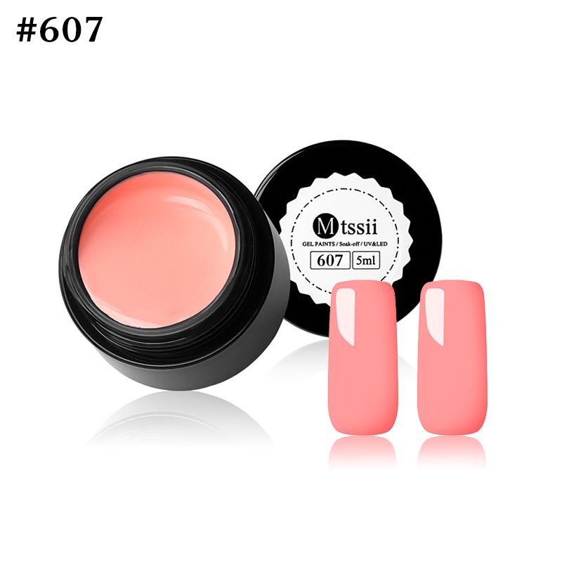 5ML Nail Polish 7 Colors UV Led Soak Off Long Lasting Fast Dry Painting Gel Nail Art Tips