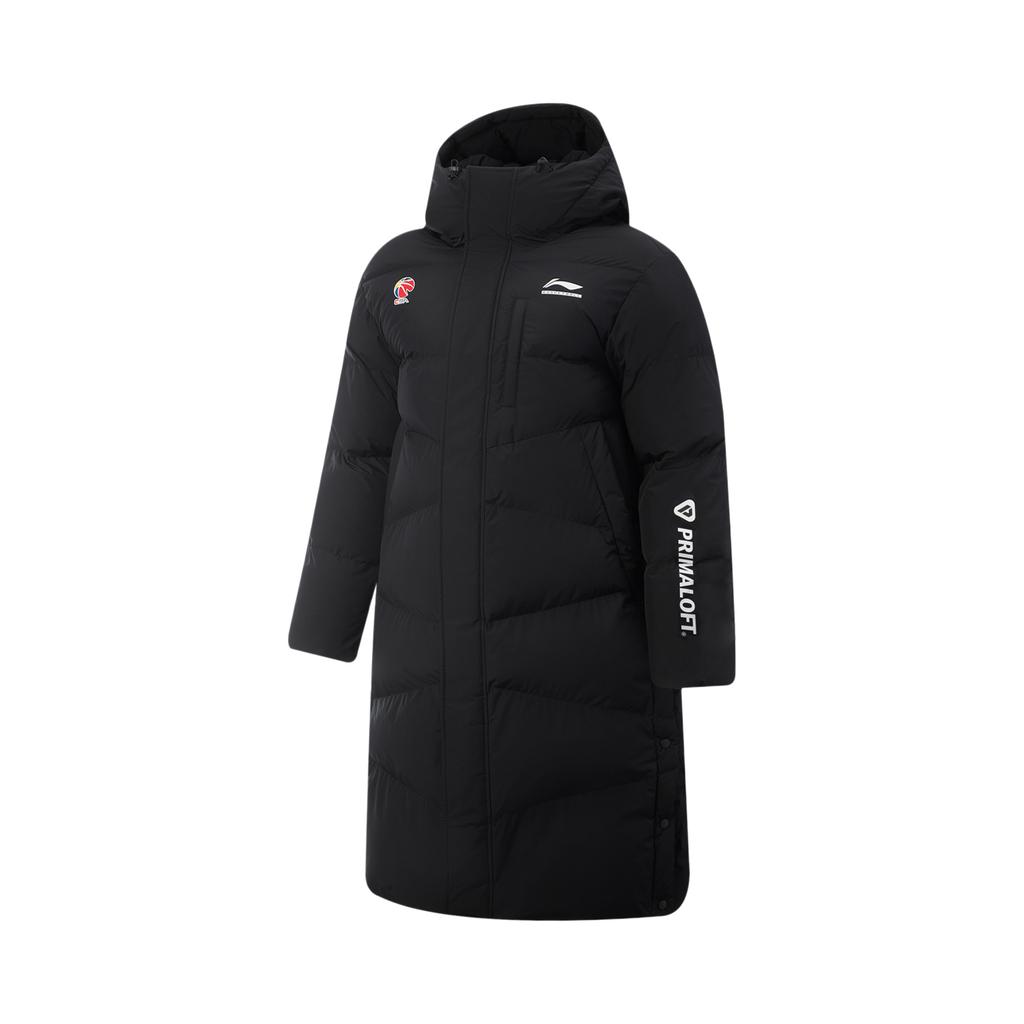 Li Ning Коллекция КБА Пуховики Мужские Черный С капюшоном Умеренный Другое AFMV015-1