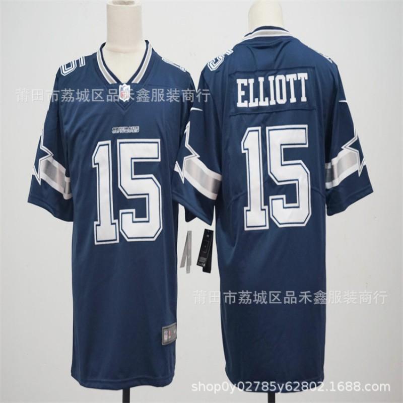 Dallas Cowboys NFL Football Jersey Men Women Kids Cotton Team Sport Uniform 15 Dak Prescott 21 Ezekiel Elliott
