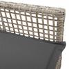 Garden Chair 2 pcs Light Grey 55 x 53 x 85 cm Poly Rattan