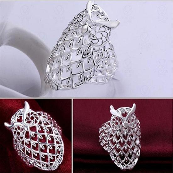 Женское кольцо с полым пальцем в форме совы, довольно милые аксессуары, подарок