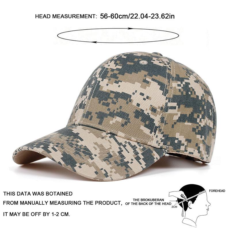 Fashion Men Camouflage Baseball Cap Outdoor Sports Snapback Hat Hip Hop Tactical Hats Visor Caps