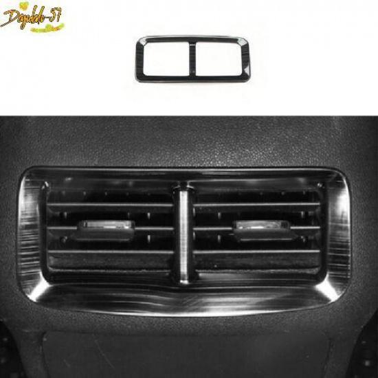 Black Titanium Rear Air Outlet Vent Cover Trim For Chevrolet Equinox 2018-