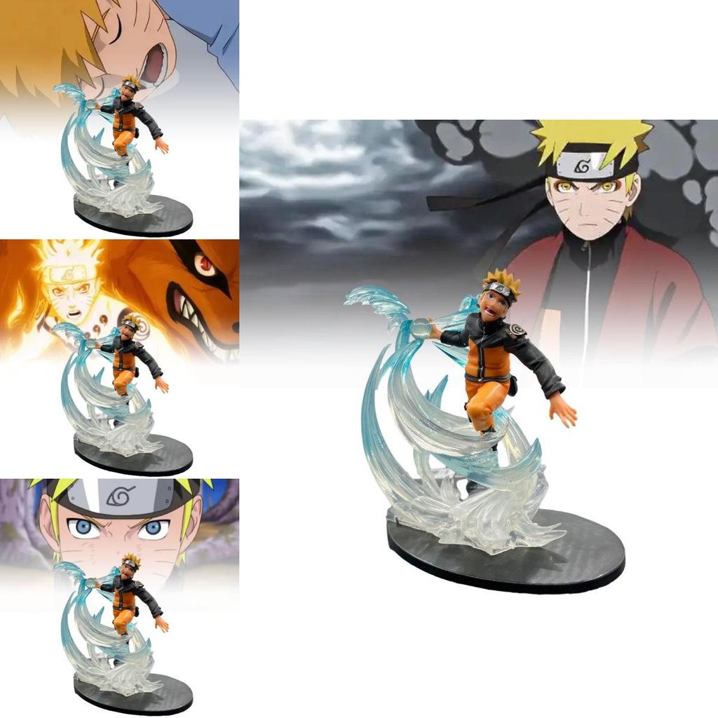 Stunning Naruto Uzumaki Spiral Battle Figure Pvc Anime Model 22x21x23.5cm Collection