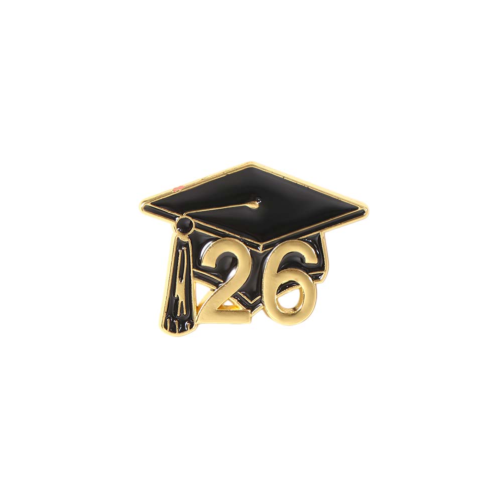 Zinc Zinc Alloy Mortarboard Brooches Class of 2026 Graduation Gift Doctorial Hat Brooch Student Gift