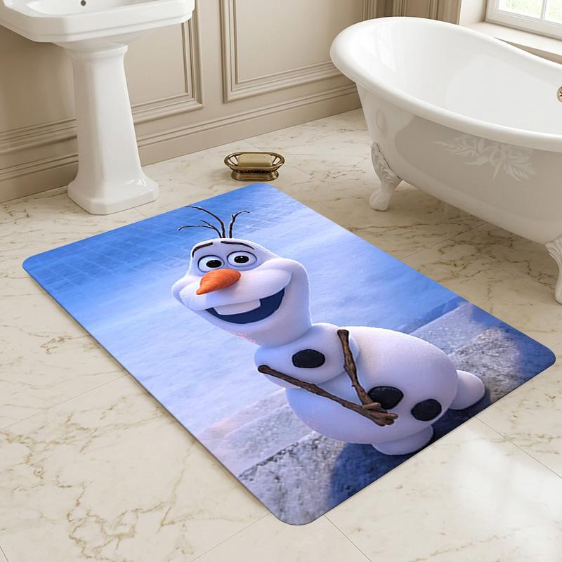 Frozen Olaf Living Room Nonslip Area Rug Soft Carpet For Bedroom Game Playroom Sofa Office Home Decor Doormat Christmas Gift C92615