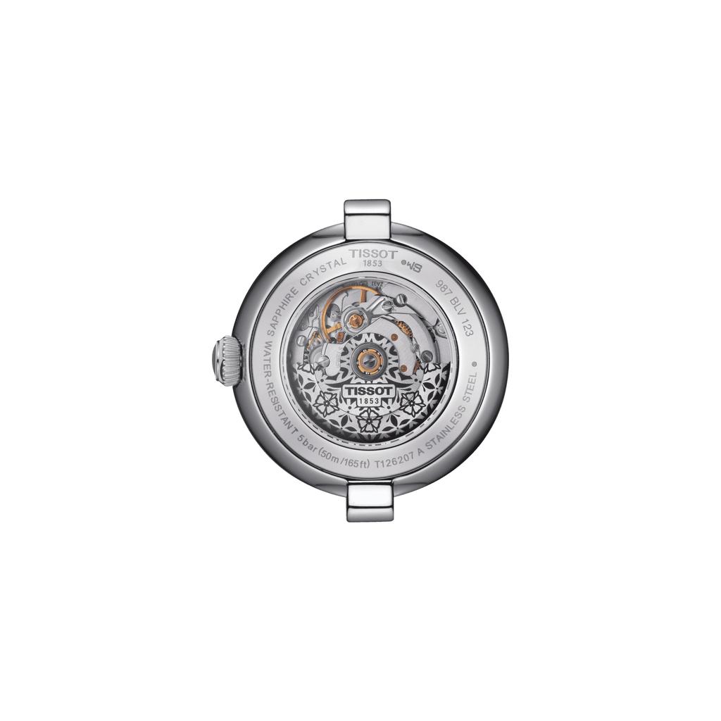 Tissot Мужские модные часы с белым циферблатом и кожаным ремешком T126.207.16.013.00