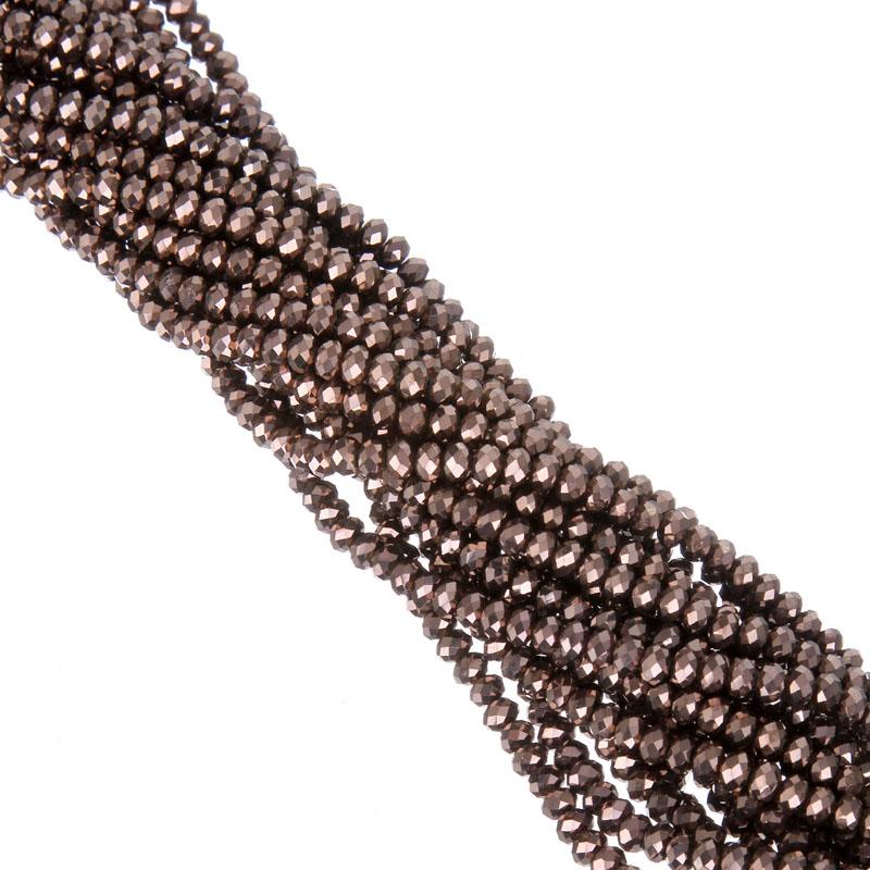 Candy Color Charms Faceted Handmade Glass Strand Loose Beads 4MM 145pcs/lot Jewelry DIY Bicone Colorized Beads Glass Spacer Beads