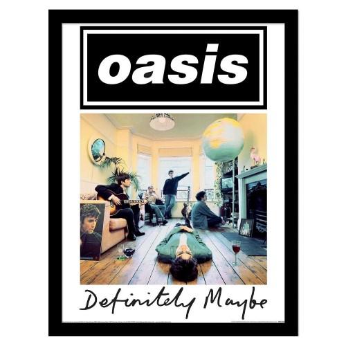 Oasis Definitely Maybe Framed Poster