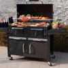 Outdoor Charcoal BBQ Grill & Smoker