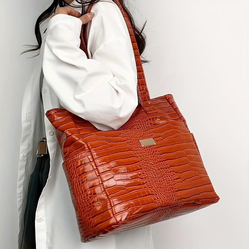 Женская сумка-тоут большой вместимости, сумка через плечо