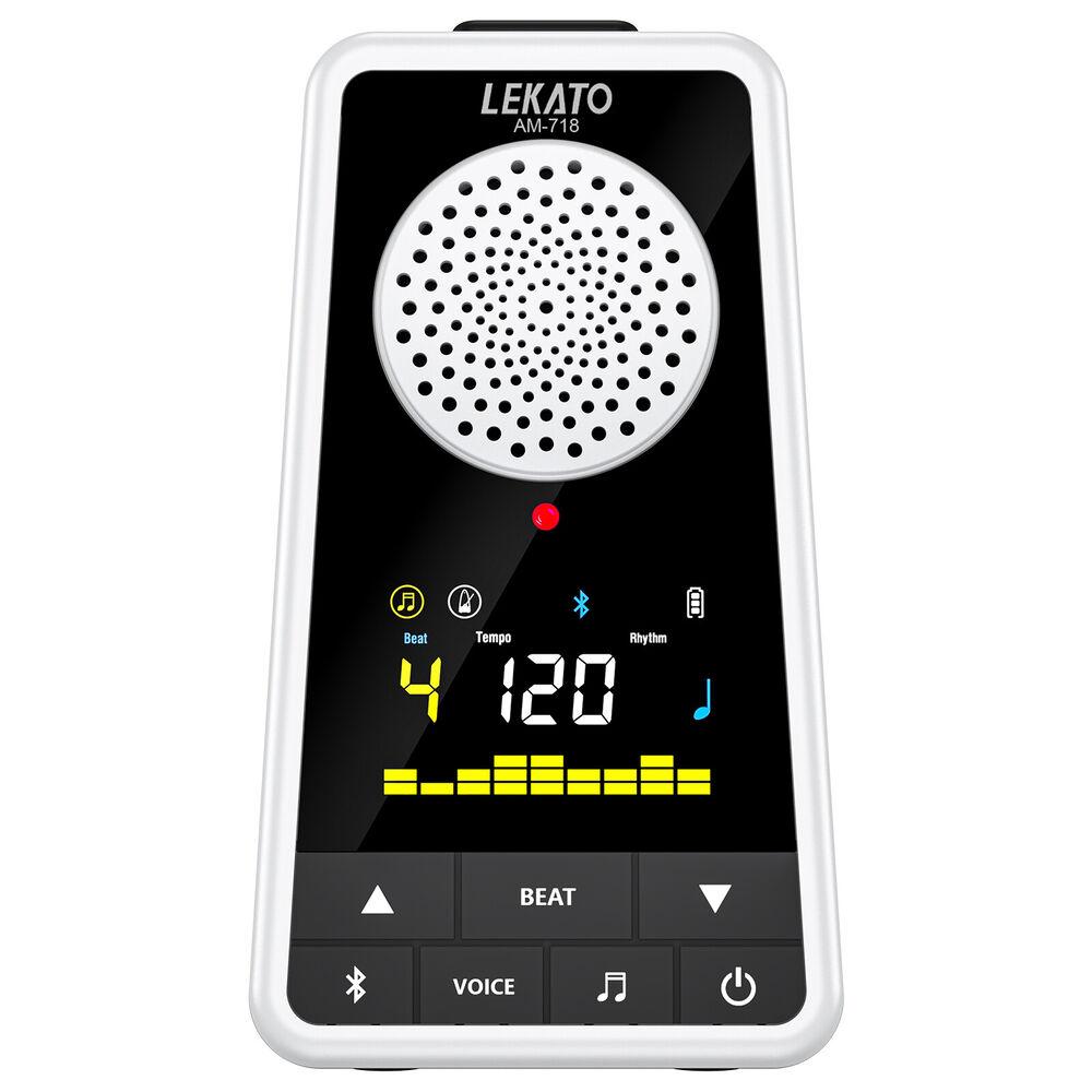 LEKATO Bluetooth Speaker Electronic Digital Metronome 2-in-1 Rechargeable