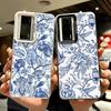 Ударопрочный чехол для телефона с сине-белым фарфоровым узором для Xiaomi Poco X7 X6 X5 X3 Pro F7 Ultra M8 Redmi 15C 15 14C 13C 12C 10C