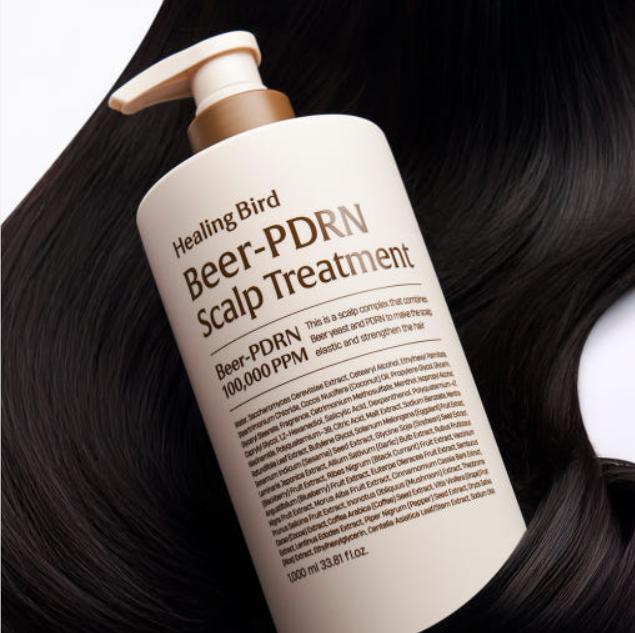 Healing Bird Пивной PDRN Уход за кожей головы 1000 мл