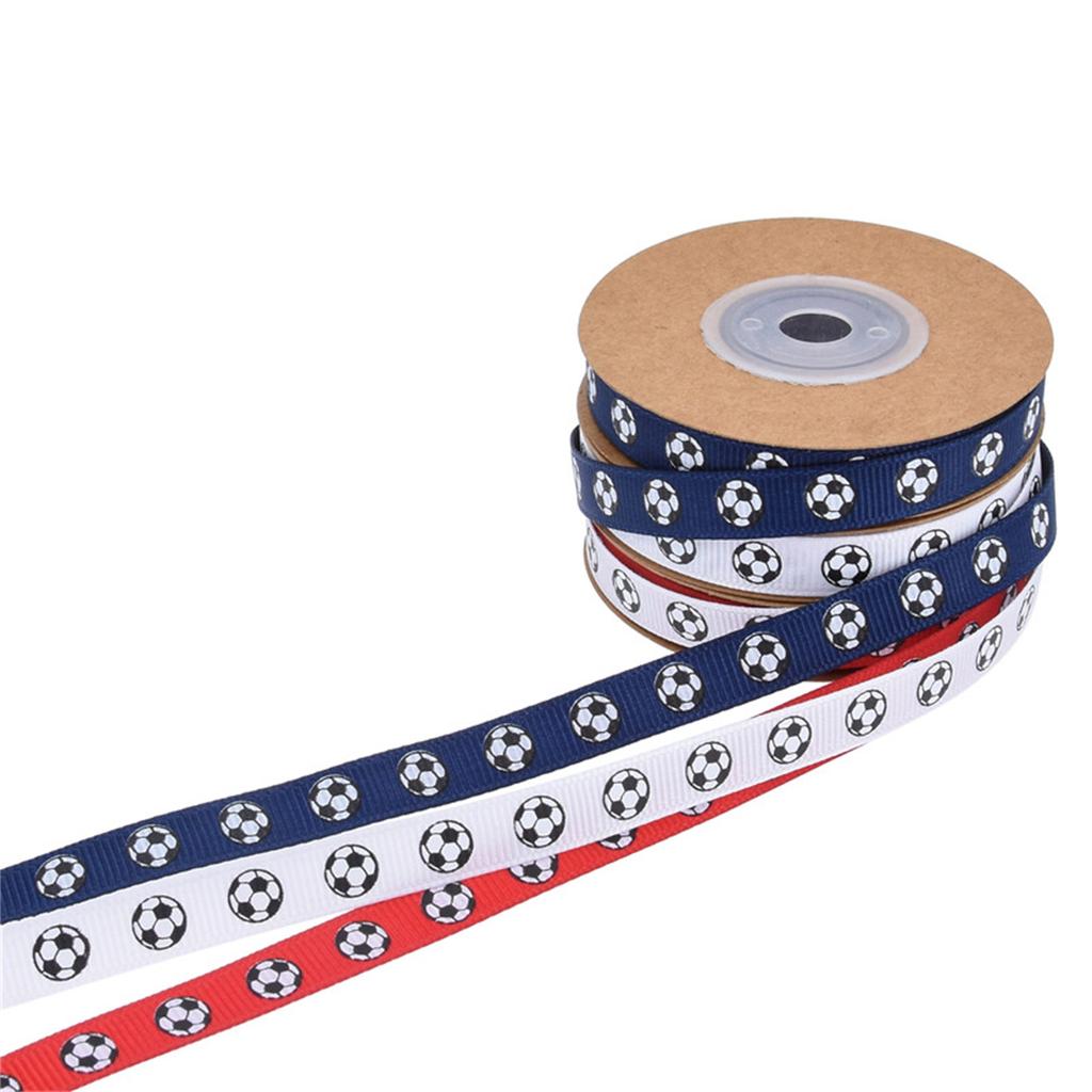 Подарочная лента для упаковки, украшения для футбольных матчей, дней рождения, церемоний награждения по футболу, командных собраний
