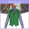 Dark Knight Joker Clown Costume With Shirt Vest Tie Set For Halloween Cosplay