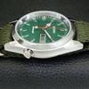 ВОССТАНОВЛЕННЫЕ ВИНТАЖНЫЕ АВТОМАТИЧЕСКИЕ МУЖСКИЕ ЧАСЫ SEIKO JAPAN С ЗЕЛЕНЫМ ЦИФЕРБЛАТОМ a433576-2