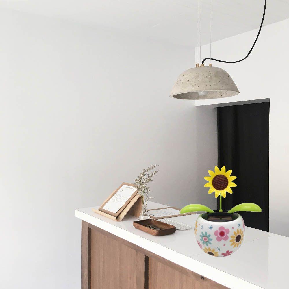 Модные украшения для автомобилей Детские рождественские подарки Игрушки Стол Солнечная энергия Танцующий цветок