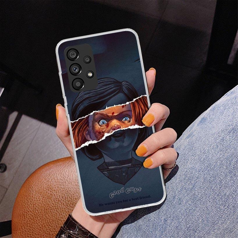 Чехол для телефона Chucky Child's Play для Samsung Galaxy A17 A37 A57 A16 A26 A36 A56 A15 A14 A13 A55 A54 A53 A35 A34 A33 A25 A24 A23 A5