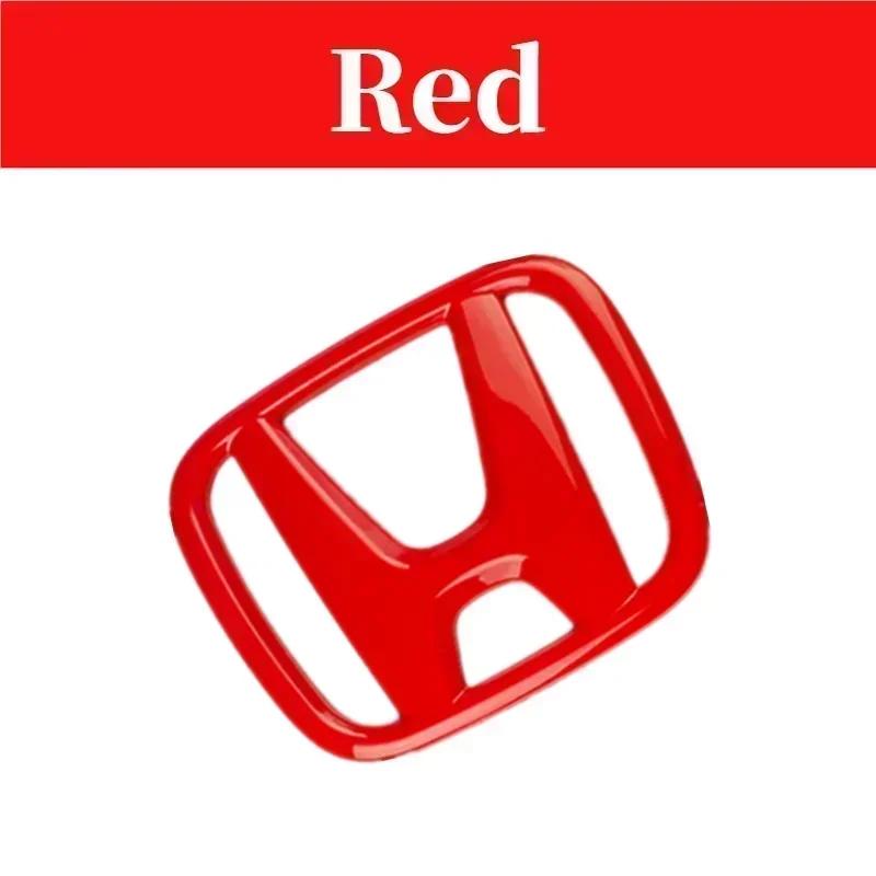 CPD1 ABS Cars Logo Front Grille Rear Trunk Emblem for Honda Accord Civic Type-R CRV HRV FIT Jazz Steering Wheel Stickers Accessories