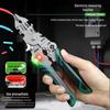 Многофункциональный стриппер для проводов Yingjie: Плоскогубцы электрика для зачистки, снятия изоляции, резки, опрессовки и тестирования.