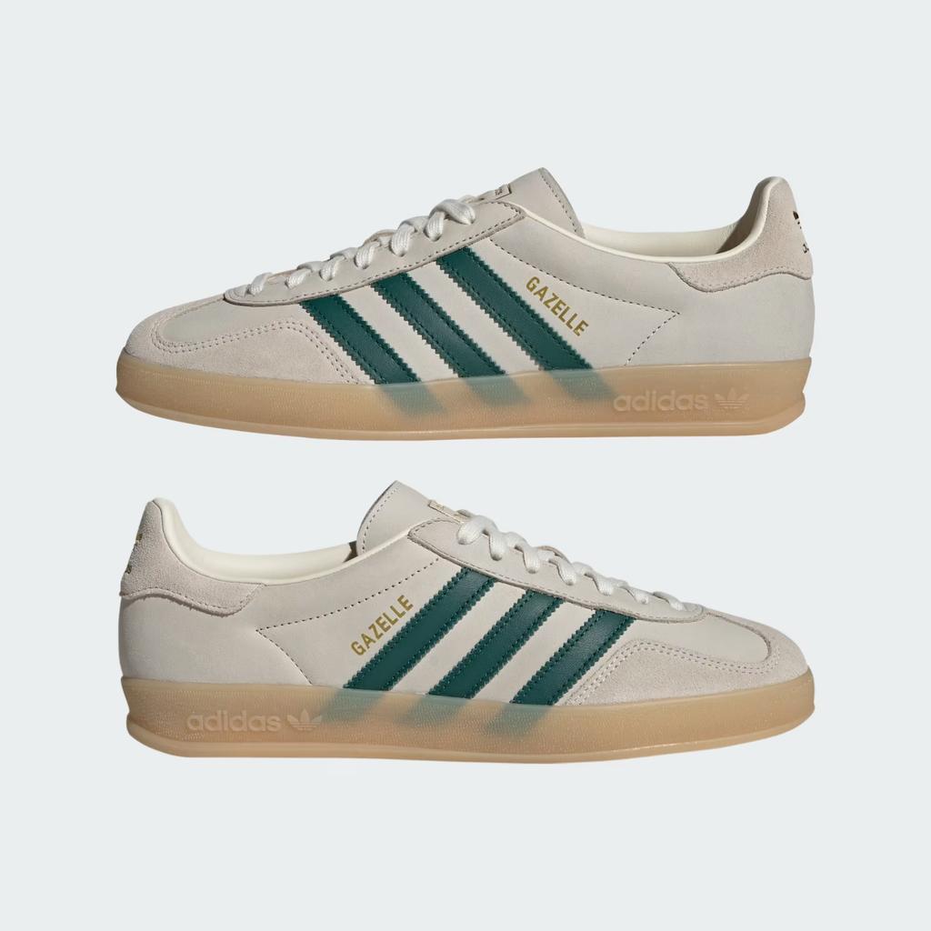 IH9675 adidas Gazelle Indoor Кремово-белый Коллегиальный зеленый (Мужской)