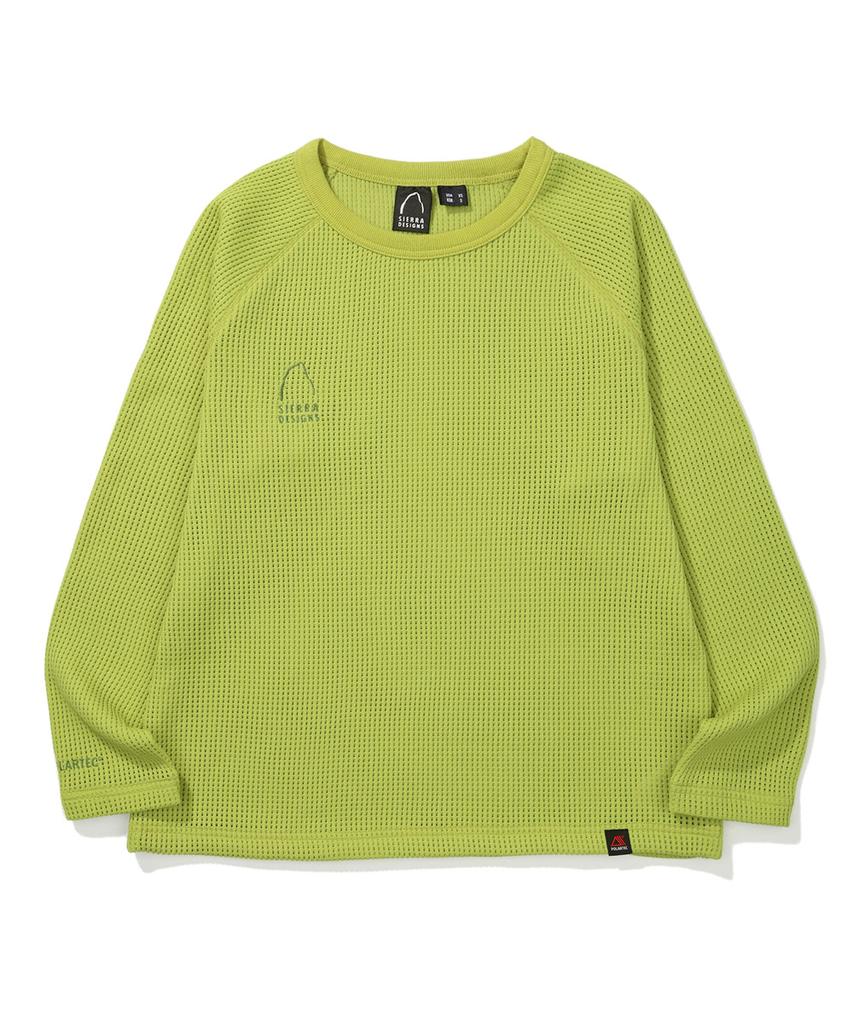 SIERRA DESIGNS Granite Polartec Powerdry Mesh Long Sleeve T-Shirt Green