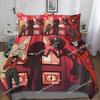 Anime Stolas Helluva Hazbin Hotels Boss Bedding Set Boys Girls Twin Queen Size Duvet Cover Pillowcase Bed Boys Adult Quilt Cover