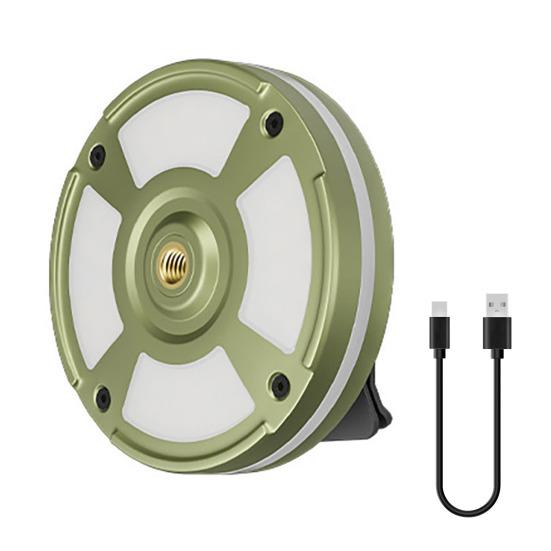 Многофункциональный кемпинговый фонарь с клипсой, регулируемый, USB-перезаряжаемый, портативный, для путешествий, активного отдыха, походов, палатки