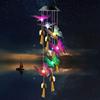 Hanging Solar Garden Decor Light Butterfly Solar Wind Chime Color Changing Solar Lamp Outdoor Waterproof For Garden Yard