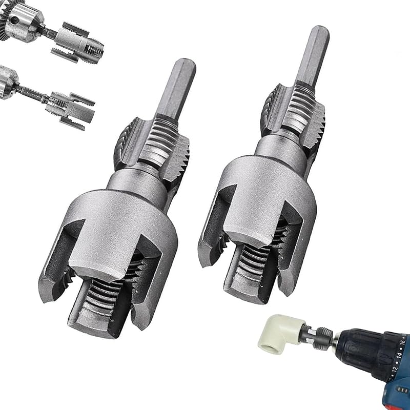 Интегрированный инструмент для нарезания внутренней и внешней трубной резьбы, новый инструмент для нарезания трубной резьбы 2025 года, 1/2" (DN15) 3/4" (Ду20) Инструмент для нарезания резьбы на трубах разных размеров