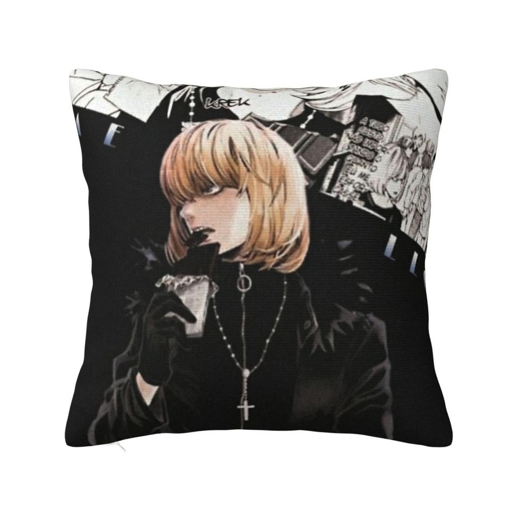 Girl And Dead Pillow Case Anime Death Note Japan Manga Cushion Covers Funny Decor Pillowcover for Living Room