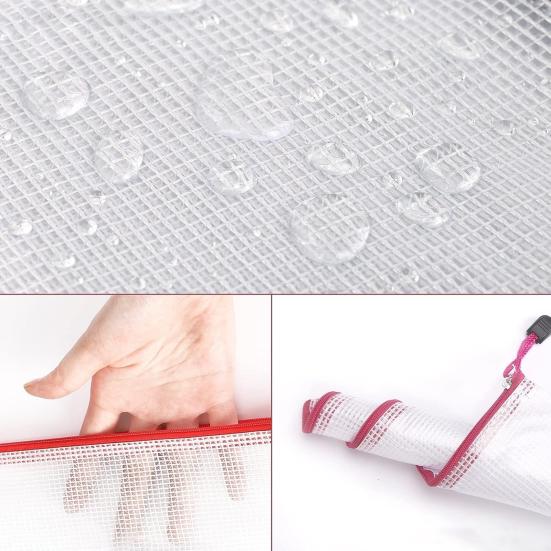 4 шт. сумка для файлов формата А4, водонепроницаемые многоцелевые карманы на молнии, портативная сумка для хранения файлов