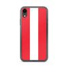 Чехол для iPhone XR — Drapeau de l'Autriche — Силиконовый чехол — Полная защита — Стильный плавник