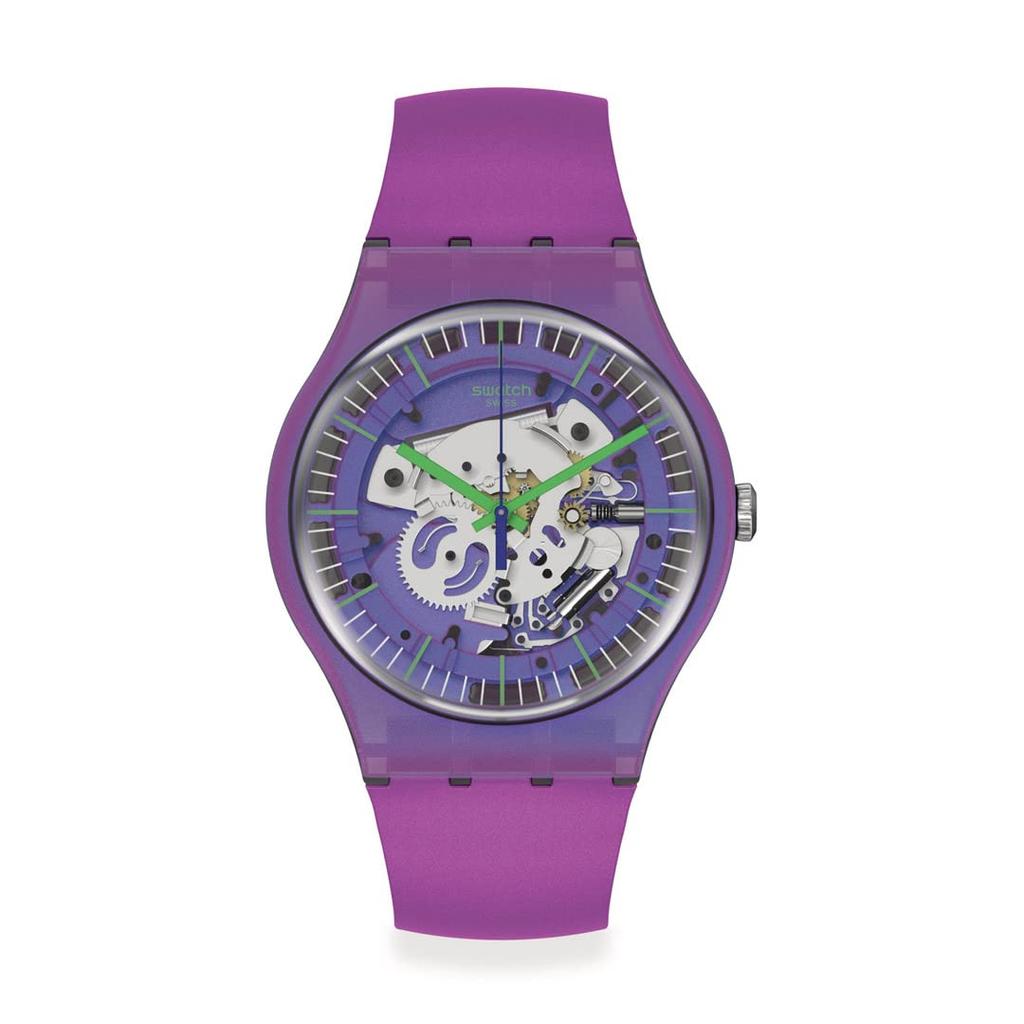 Watch Swatch SHIMMER PURPLE New Gent SUOM115 Purple [Swatch]