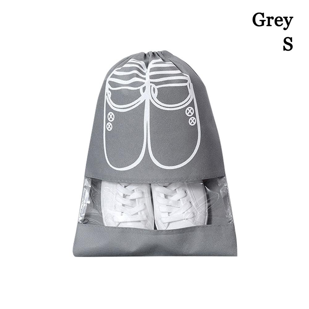 Non-woven Shoes Pouch Drawstring Closet Bag New Dust-proof Storage Bags Travel