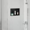 Shower Shelf in Black 30 x 20 x 9.5 cm Stainless Steel