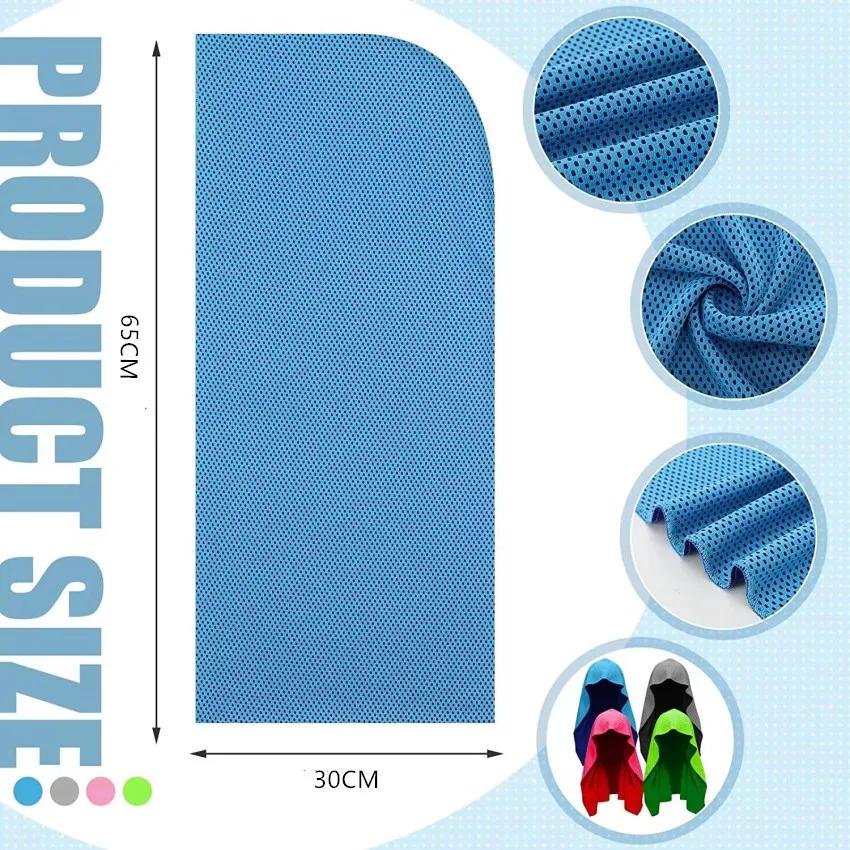 Летнее охлаждающее худи-полотенце, впитывающее пот, прохладное, с защитой от УФ-лучей, для велоспорта, мягкий шарф с ощущением холода, быстросохнущий, для фитнеса, походов, рыбалки