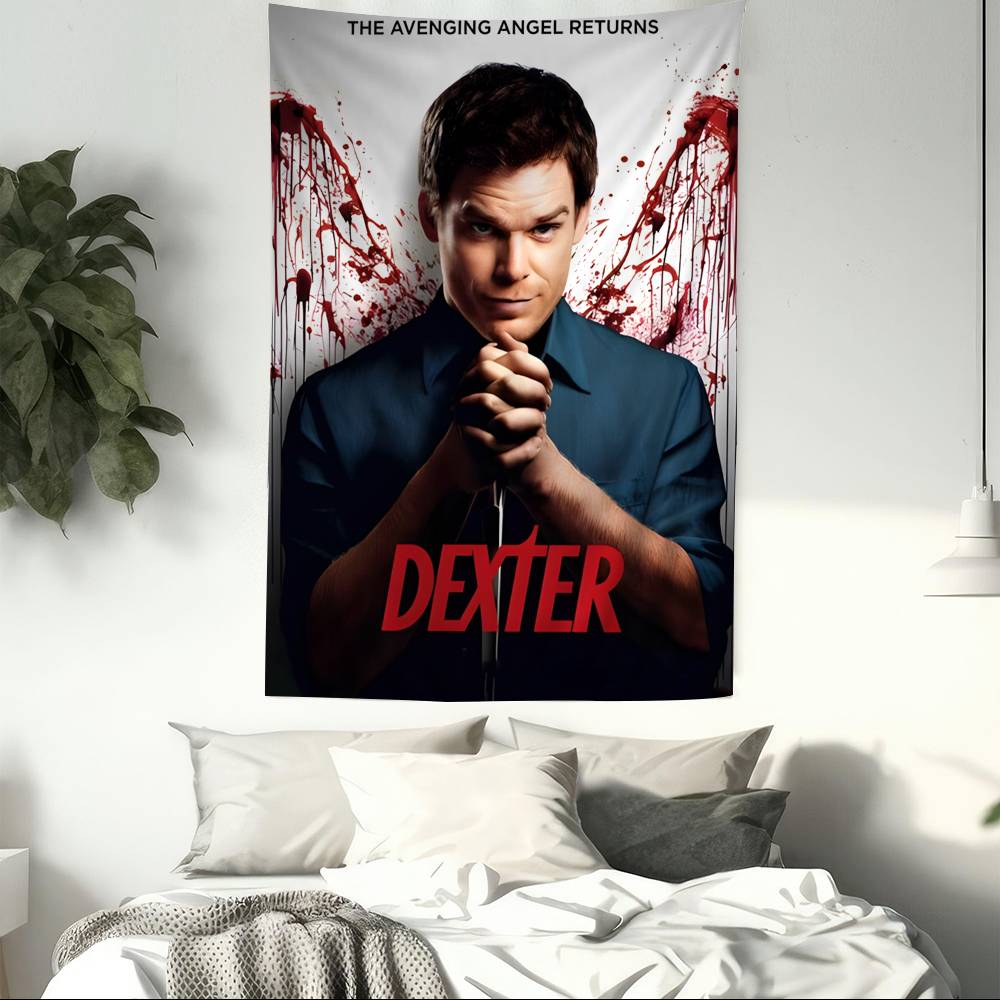 DDexter Michael CHall Классический ТВ Мультфильм Гобелен Бохо Настенные Гобелены Мандала Домашний Декор