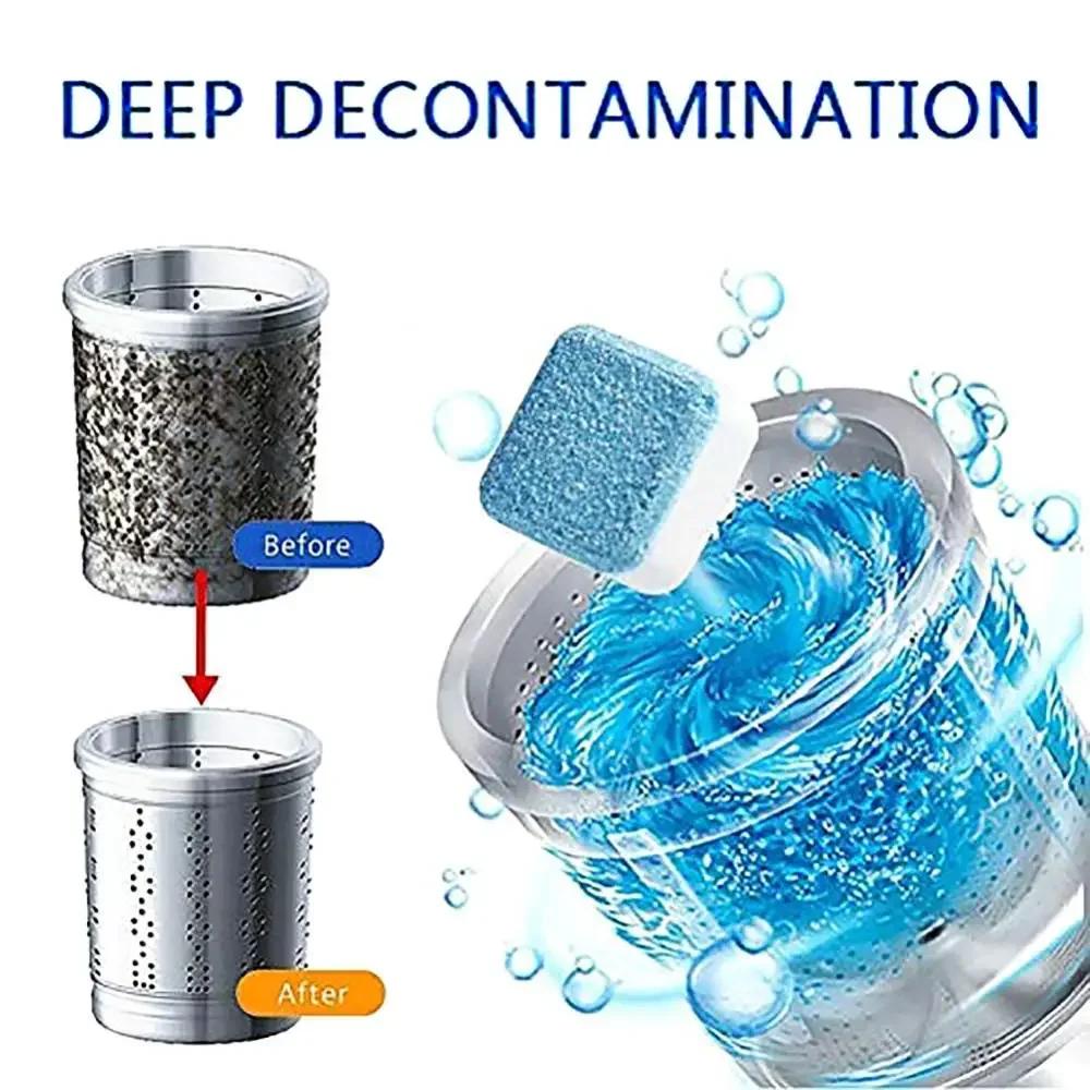 12/24/36PCS Home Detergents Effervescent Tablets Household Cleaning Products Detergents Depth Washing Machine Cleaner Detergent Clean Toilet