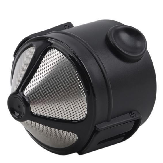 Coffee Filter Portable Stainless Steel Drip Coffee Tea Holder Funnel Baskets Reusable Tea Infuser and Stand Coffee Dripper