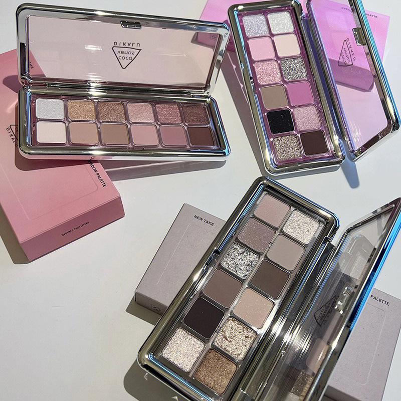 DIKALU Emotion Framework 12-Color Earth Tones Eyeshadow Palette - Trendy High-Value Niche Brand